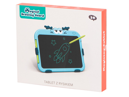 Tablet graficzny z rysikiem dla dzieci Tablica do rysowania Jelonek niebieski 10'