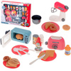 Zestaw sprzętu kuchennego dla dzieci mikrofala toster mikser akcesoria