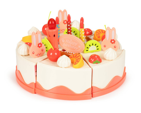 Zestaw urodzinowy na przyjęcie Tort do krojenia dla dzieci 82 elementy