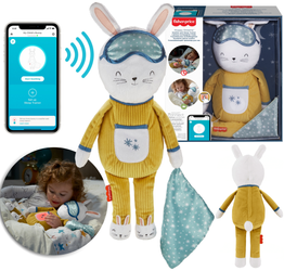 Króliczek Usypianka i Trener snu „Zaśnij ze mną” przytulanka dla dzieci FISHER-PRICE GMN58
