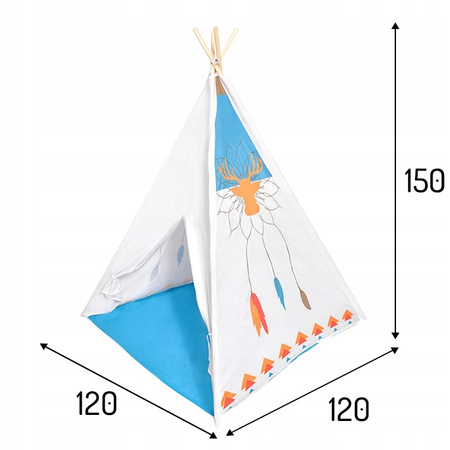 Namiot indiański tipi wigwam domek dla dzieci namiocik do domu ogrodu Ecotoys