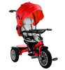 Rowerek trójkołowy dla dzieci wózek spacerówka z daszkiem PRO800 czerwony