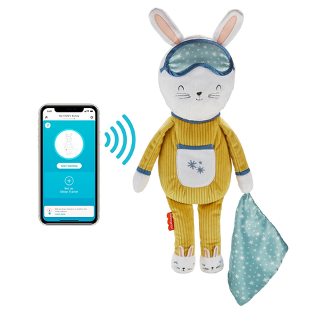 Króliczek Usypianka i Trener snu „Zaśnij ze mną” przytulanka dla dzieci FISHER-PRICE GMN58