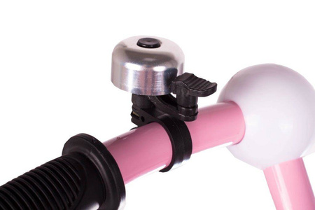 Rowerek biegowy szaro-różowy Rower dziecięcy