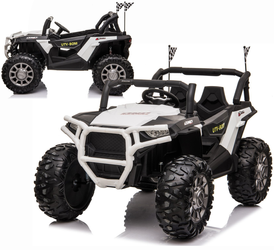 Duży samochód elektryczny Jeep JC999 dla dzieci Auto na akumulator z 4 silnikami i światłami LED