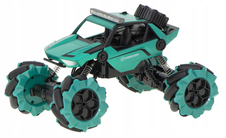 Samochód zdalnie sterowany auto RC na sterowanie niebieski Climbing Car tańczy wspina się 1:14 2 piloty 