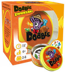 Gra Rodzinna Dobble Zwierzaki REBEL wersja polska