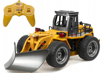 Duża koparka zdalnie sterowana pług śnieżny spychacz H-Toys 1586 6CH 2.4Ghz 1:18 dla dzieci RC