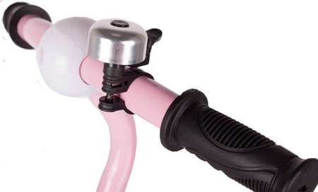 Rowerek biegowy szaro-różowy Rower dziecięcy