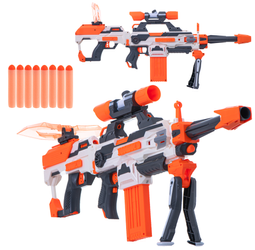 Zabawkowy karabin maszynowy na naboje piankowe Blaster Pistolet dla dzieci 5w1 80 sztuk strzałek