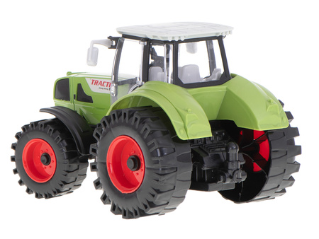 Traktor duży pojazd rolniczy zielony ciągnik