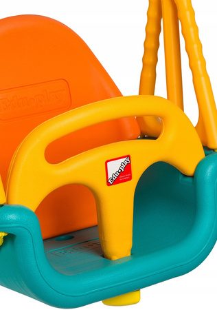 Huśtawka plastikowa kubełkowa deska dla dzieci do domu ogrodu do 30 kg 3w1 Ecotoys