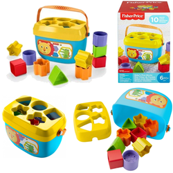 Edukacyjny sorter dla dzieci Pierwsze klocki malucha Fisher Price