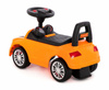 Jeździk chodzik Super Car dla dzieci Samochód z panelem muzycznym WADER Polesie pomarańczowy