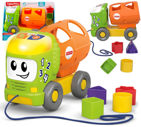 Edukacyjna ciężarówka dla dzieci FISHER-PRICE Interaktywny sorter kształtów w wersji polskiej GFJ37