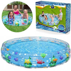 Dmuchany basen ogrodowy dla dzieci Morski Świat Brodzik Bestway