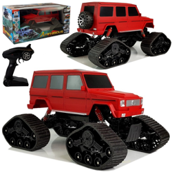 Duży terenowy samochód zdalnie sterowany Amfibia Auto RC 1:12 4x4 gąsienice