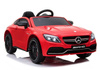 Czerwony Mercedes C63 auto na akumulator dla dzieci Samochód elektryczny ze światłem LED