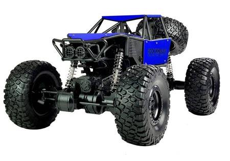 Duży samochód zdalnie sterowany dla dzieci RC Auto Monster Truck niebieski