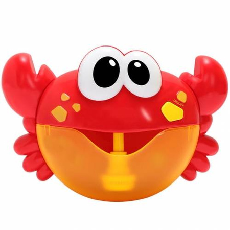 Zabawka do kąpieli generator piany baniek krab dla dzieci melodie 