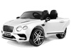 Biały samochód na akumulator Bentley Supersports JE1155 Auto elektryczne dla dzieci światła LED pilot