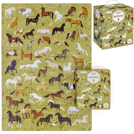 Puzzlove Czuczu Puzzle 60 elementów - Konie dla dzieci