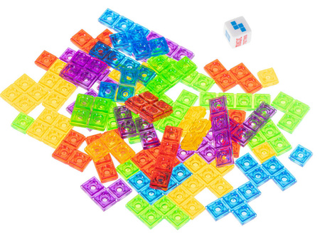 Gra logiczna tetris układanka z klockami puzzlami dla dzieci 70 el