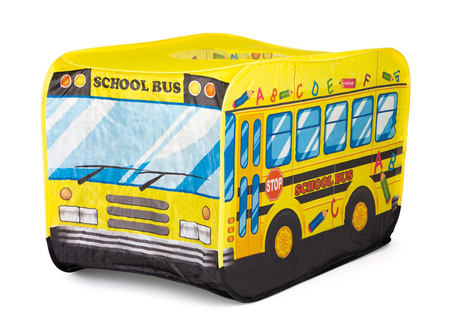 Namiocik namiot dla dzieci plac zabaw domek żółty autobus szkolny Iplay