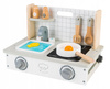 Drewniana kuchnia mini kuchenka dla dzieci akcesoria przybory kuchenne Ecotoys TL10159