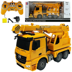 Duży samochód Ciężarówka Mercedes-Benz Dźwig z ruchomym ramieniem dla dzieci