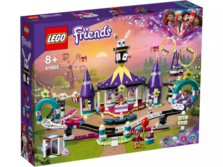 LEGO Friends Magiczne wesołe miasteczko z kolejką górską 