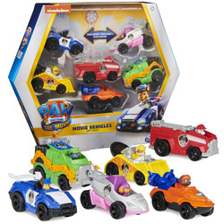 Psi Patrol Zestaw prezentowy Pojazdów 6 szt w skali 1:55