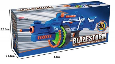 Duża broń pistolet na naboje piankowe strzałki dla dzieci 