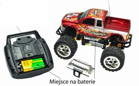 Samochód terenowy zdalnie sterowany RC Monster Truck X-SAVAGE II JEEP 
