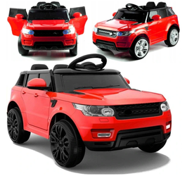 Elektryczny samochód na akumulator Auto dla dzieci światła LED czerwony HL1638