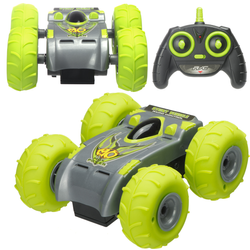 Samochód zdalnie sterowany RC Stunt Car Supermount Auto na pilota dla dzieci zielony