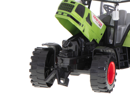 Traktor duży pojazd rolniczy zielony ciągnik