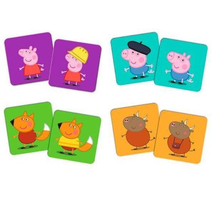 Gra pamięciowa Memos Świnka Peppa dla dzieci Trefl classic & plus