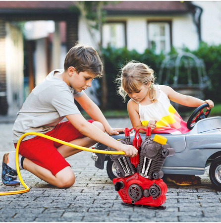 Zabawkowy silnik mechanika dla dzieci do skręcania i rozkręcania