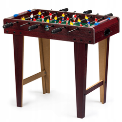 Duży drewniany stół do gry w piłkarzyki dla dzieci Ecotoys GTS0010-2 WOOD