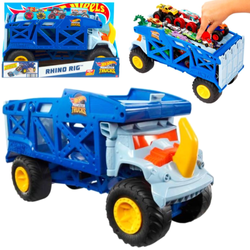 Hot Wheels Transporter Rhino Rig pojazd laweta nosorożec dla dzieci