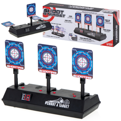 Tarcza elektroniczna do strzelania Cel cyfrowy dla dzieci Box Zestaw celnościowy 3 cele