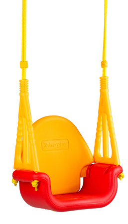 Huśtawka kubełkowa deska barierka dla dzieci plastikowa ogrodowa do domu ogrodu 3w1 Ecotoys