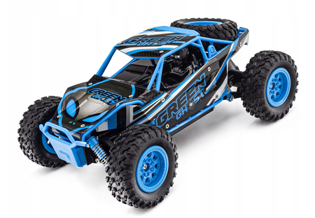 Duży samochód zdalnie sterowany Desert Truck Auto RC Buggy 1:24 2,4GHz niebieski