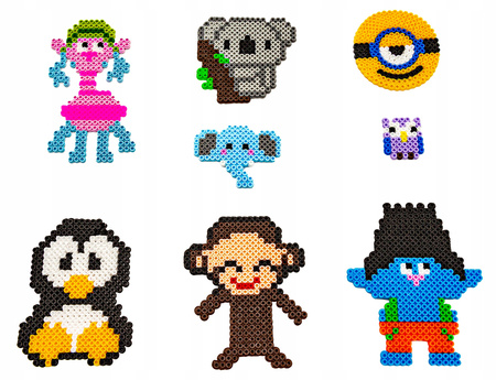 Prasowanka Koraliki Do Prasowania dla dzieci Duży zestaw 9000 elementów