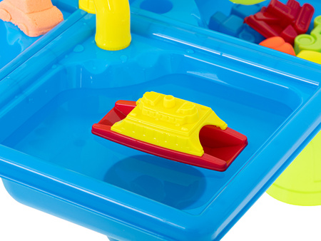 Stolik wodny Zestaw do kąpieli i piaskownicy Palma dla dzieci do piasku 24 elementy