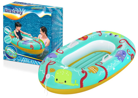 Dmuchany ponton do pływania dla dzieci niebieski 119 cm Bestway 34009