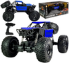 Duży samochód zdalnie sterowany dla dzieci RC Auto Monster Truck niebieski