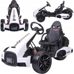 Elektryczny gokart dla dzieci na akumulator biały CH9939