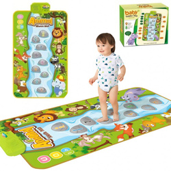 Mata muzyczna dźwiękowa taneczna dla dzieci zwierzęta zwierzątka zoo dla dzie